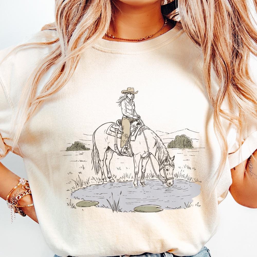 Cowboy PNG Digital Download Western Sublimation Design Rodeo PNG Vintage