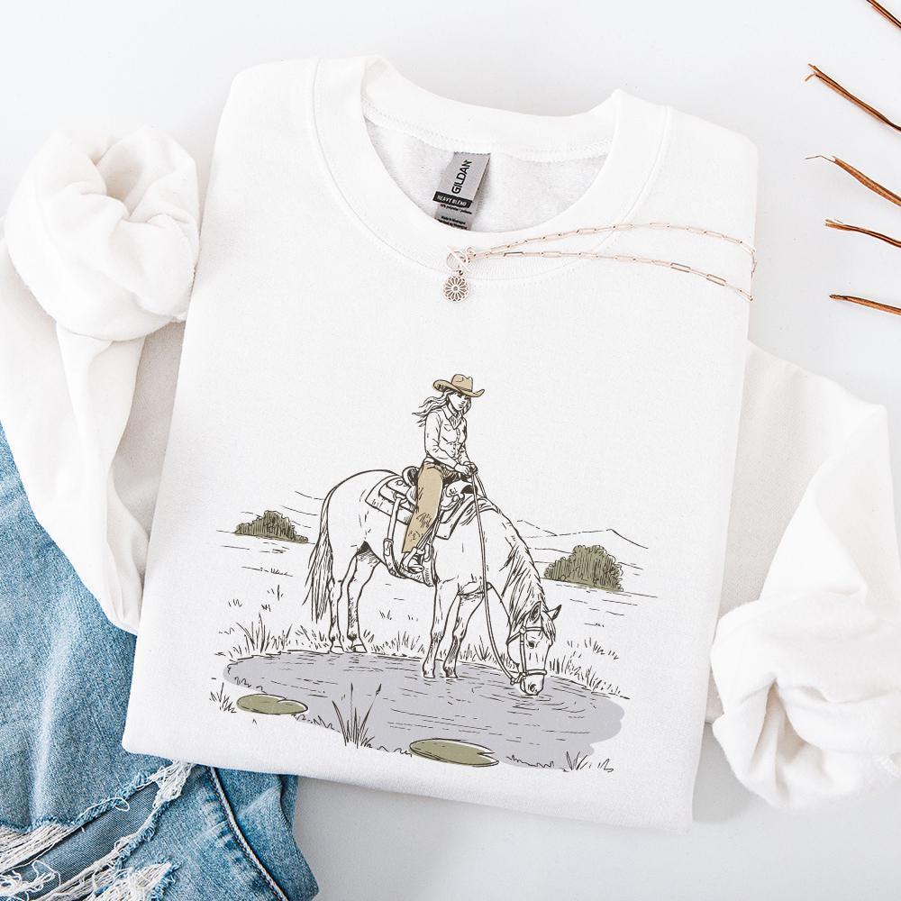 Cowboy PNG Digital Download Western Sublimation Design Rodeo PNG Vintage