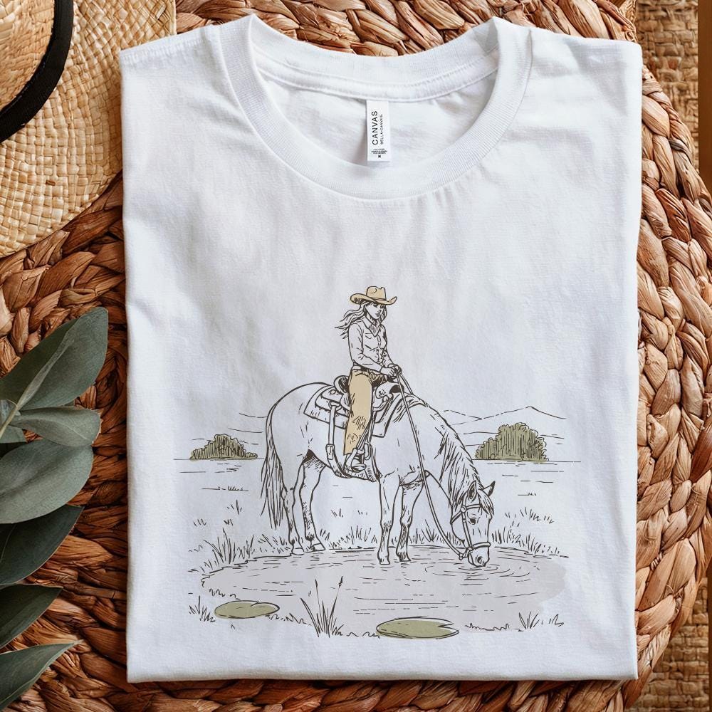 Cowboy PNG Digital Download Western Sublimation Design Rodeo PNG Vintage