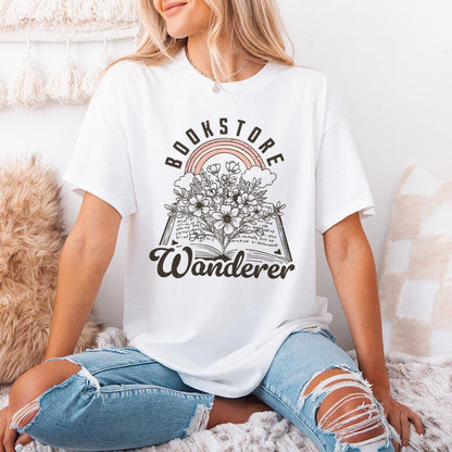 Bookstore Wanderer PNG, Cute Trendy Bookish Artsy Design - 300 DPI Design