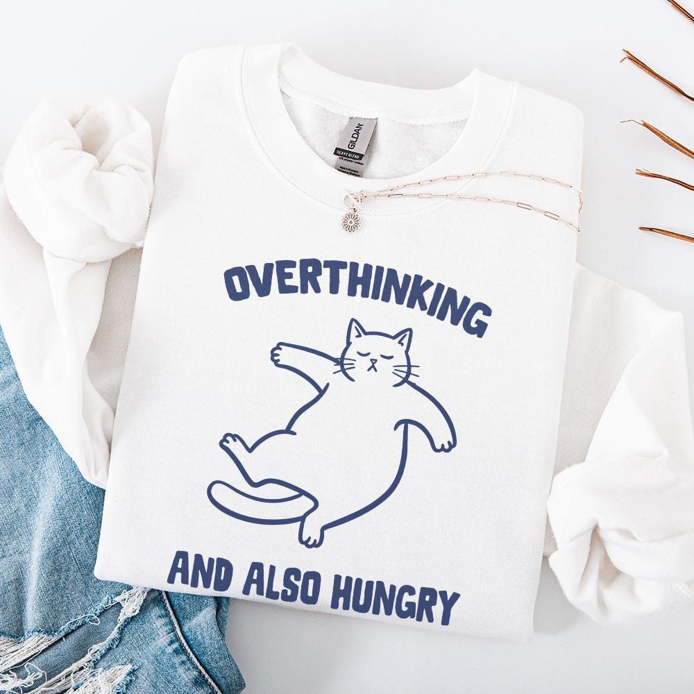 Overthinker PNG, Funny Quote Sarcastic png - 300 DPI Design for T-Shirt