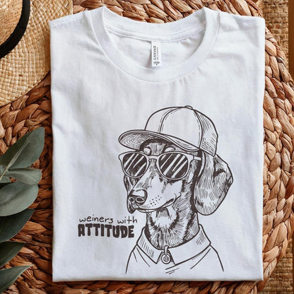 Dachshund PNG, Funny Weiner Dog - 300 DPI Design for T-Shirt