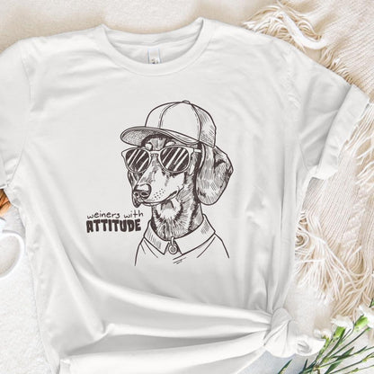 Dachshund PNG, Funny Weiner Dog - 300 DPI Design for T-Shirt