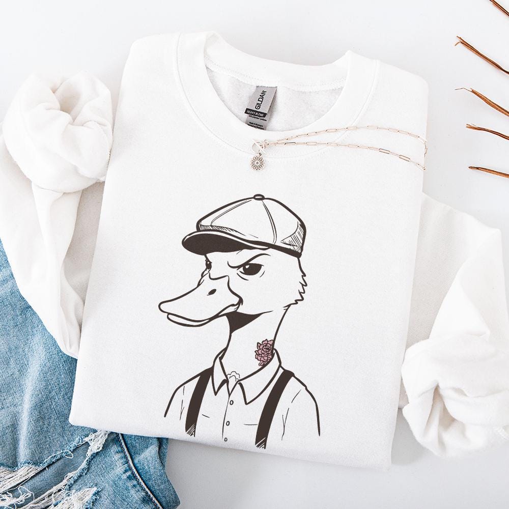 Funny Duck PNG, Adult Humor Sublimation Design - 300 DPI Design for T-Shirt
