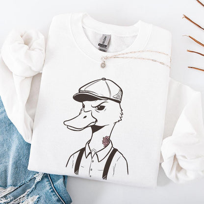 Funny Duck PNG, Adult Humor Sublimation Design - 300 DPI Design for T-Shirt