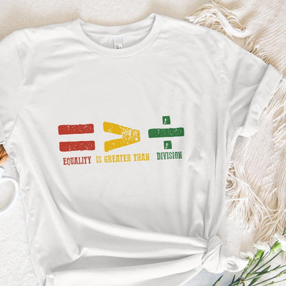 Equality is Greater Than Division, Black History png PNG - 300 DPI Design