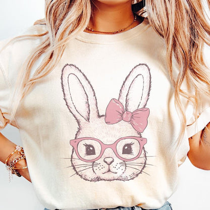 Retro Easter Bunny PNG, Happy Easter PNG - 300 DPI Design for T-Shirt