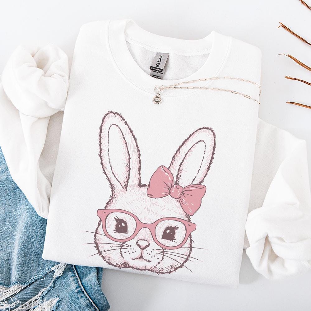 Retro Easter Bunny PNG, Happy Easter PNG - 300 DPI Design for T-Shirt