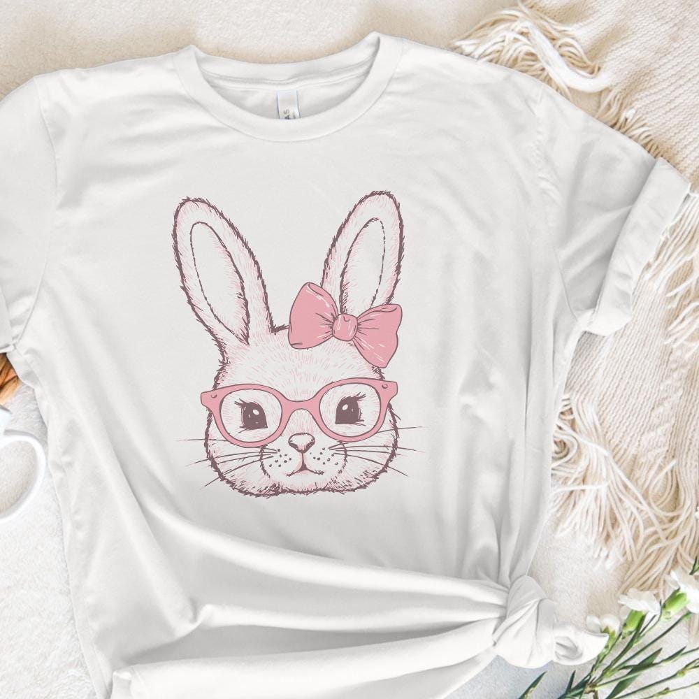 Retro Easter Bunny PNG, Happy Easter PNG - 300 DPI Design for T-Shirt