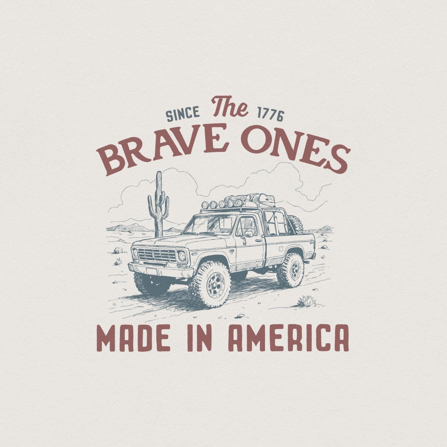 Land Of The Free Home Of The Brave PNG, 4th Of July Sublimation Design -