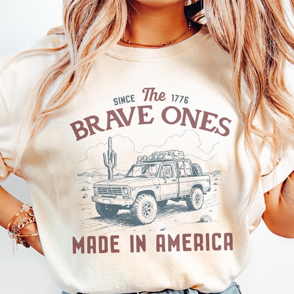 Land Of The Free Home Of The Brave PNG, 4th Of July Sublimation Design -