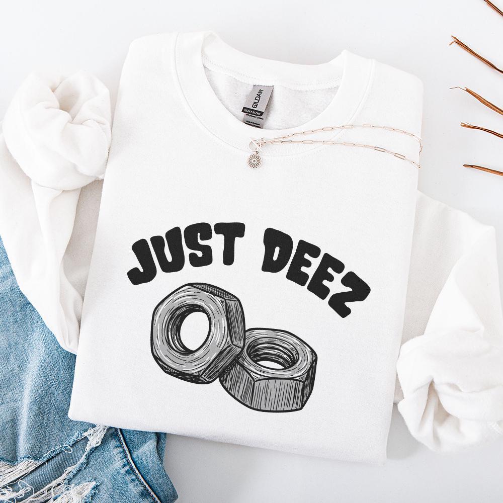 Deez Nuts PNG, Funny Phrase Digital Download - 300 DPI Design for T-Shirt
