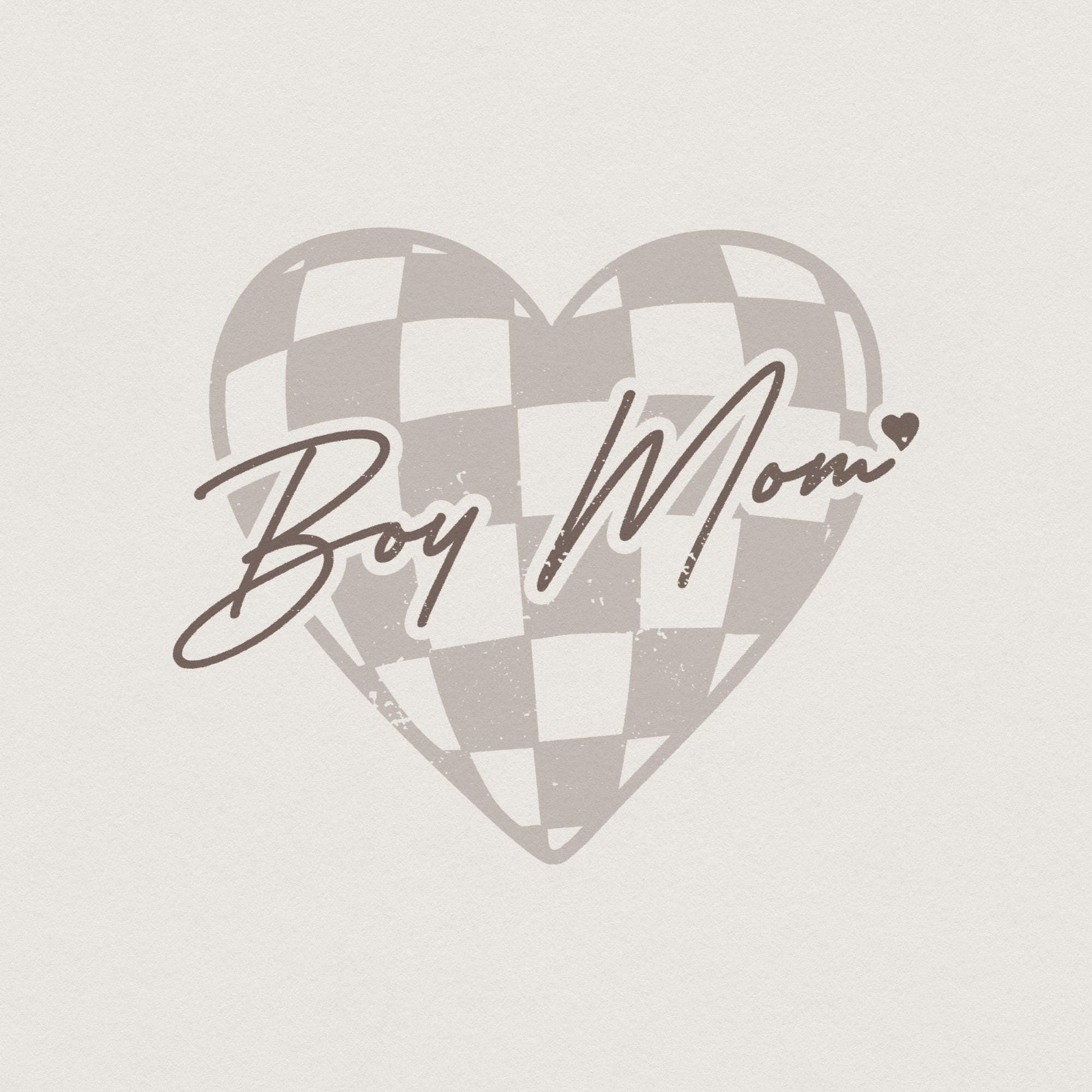 Boy Mom PNG, Mother's Day Sublimation - 300 DPI Design for T-Shirt