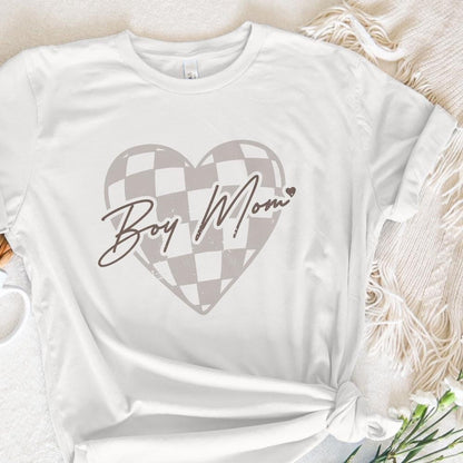 Boy Mom PNG, Mother's Day Sublimation - 300 DPI Design for T-Shirt