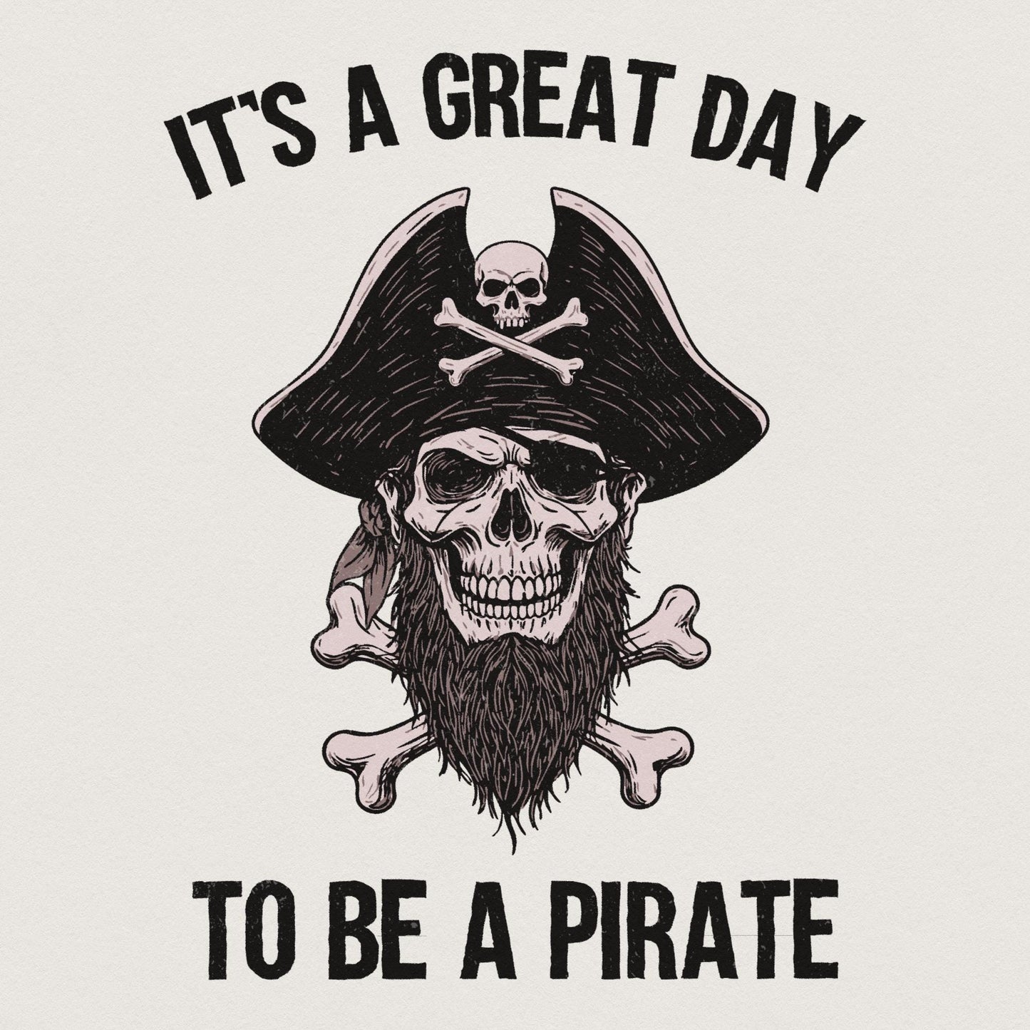 It's a Great Day to Be a Pirate png, Pirate Mascot School Spirit - 300