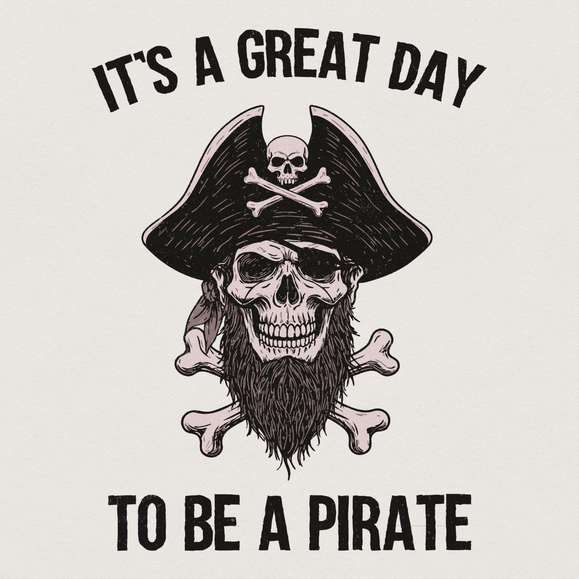 It's a Great Day to Be a Pirate png, Pirate Mascot School Spirit - 300