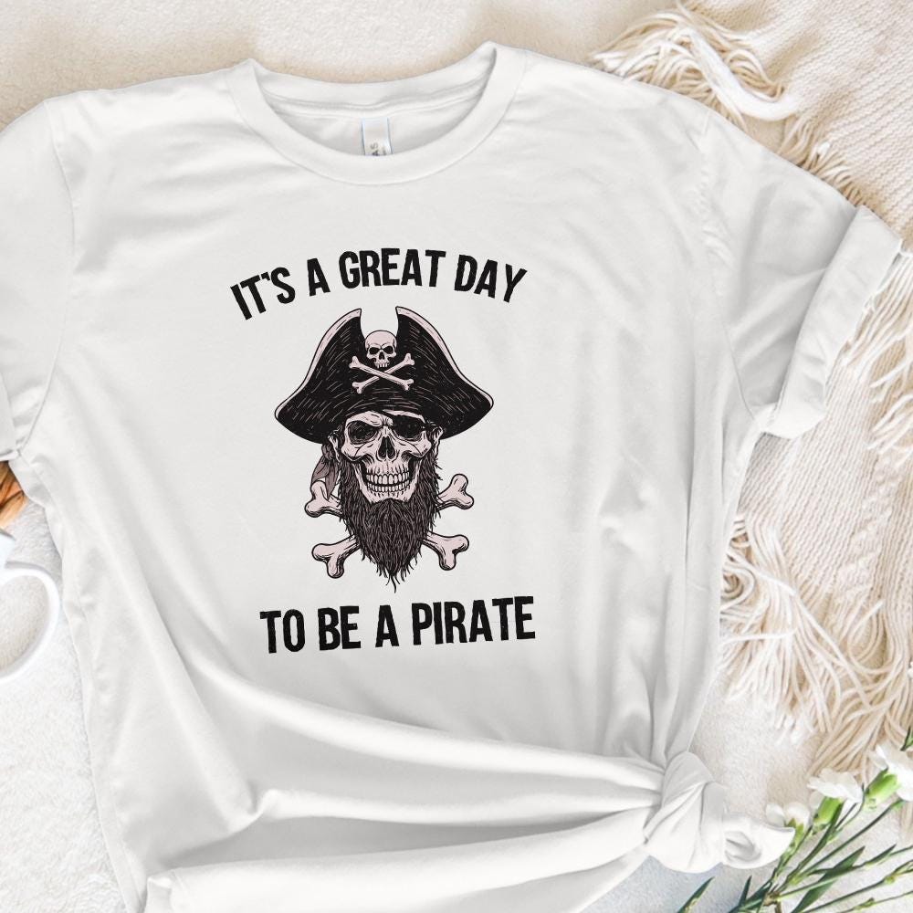 It's a Great Day to Be a Pirate png, Pirate Mascot School Spirit - 300