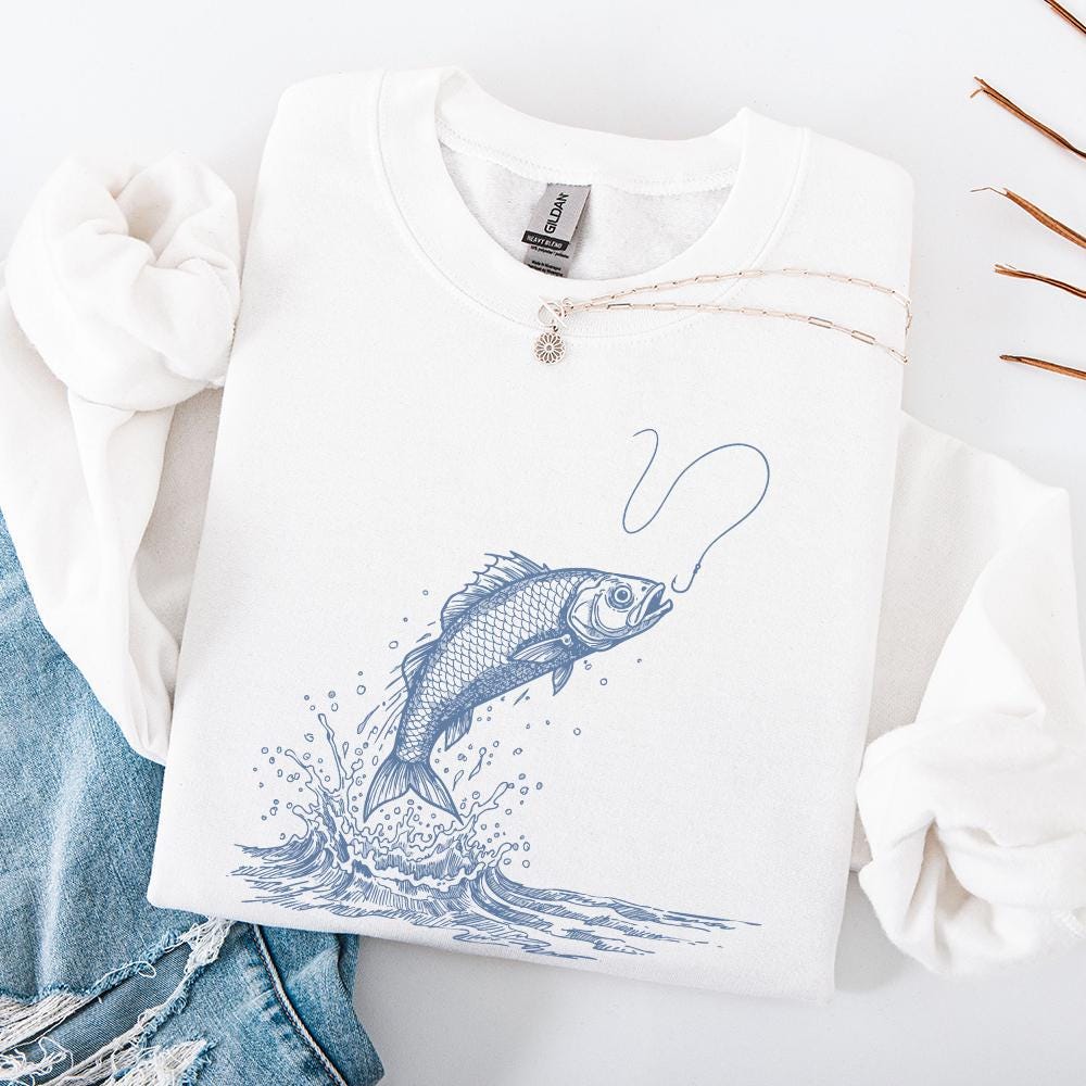 Bass Fishing PNG, Bass Fish Clipart - 300 DPI Design for T-Shirt