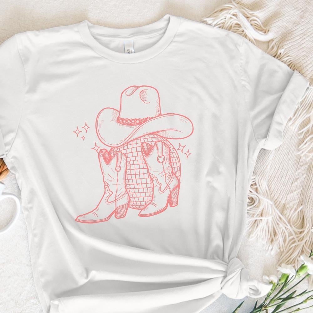 Disco Space Cowgirl PNG, Digital Download - 300 DPI Design for T-Shirt