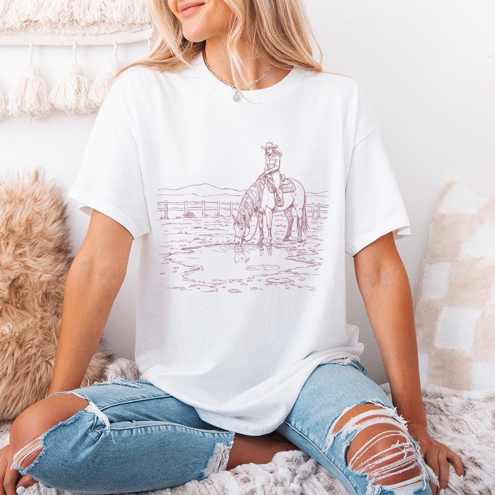 Cowboy Png Digital Download, Western Sublimation Design - 300 DPI Design