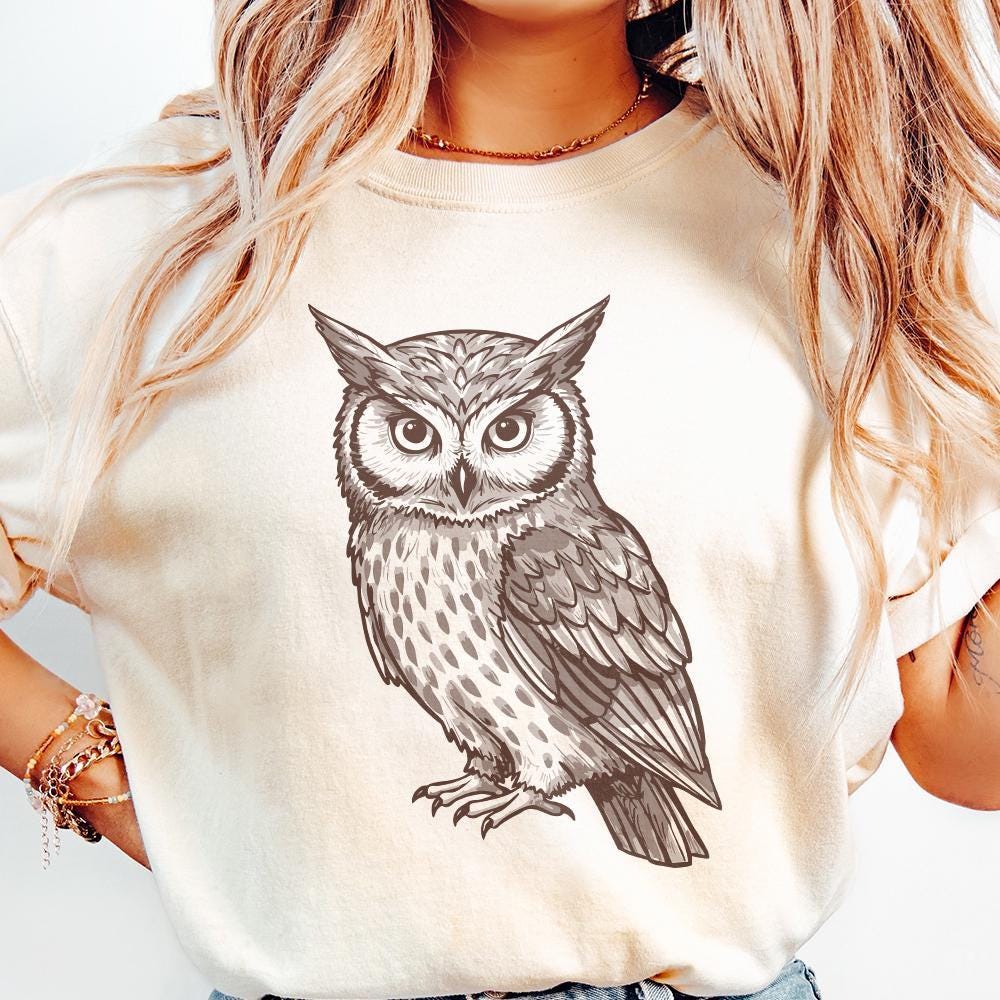Owl PNG, Owl Vector - 300 DPI Design for T-Shirt