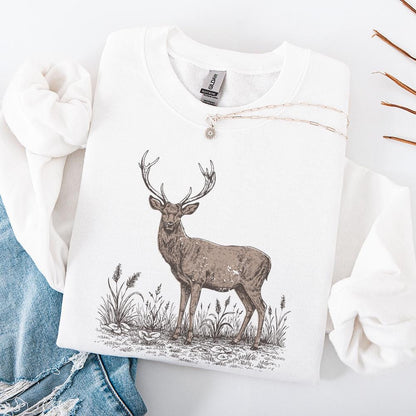 Deer PNG, Deer Clipart - 300 DPI Design for T-Shirt