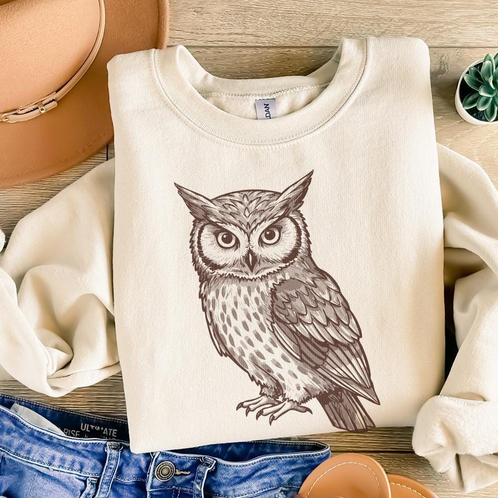 Owl PNG, Owl Vector - 300 DPI Design for T-Shirt