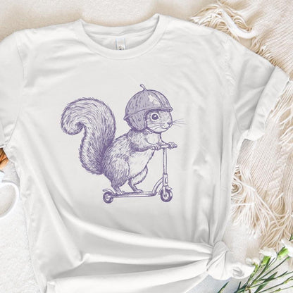 Cute Squirrel PNG Clipart, Funny Quirky Squirrel Design - 300 DPI Design