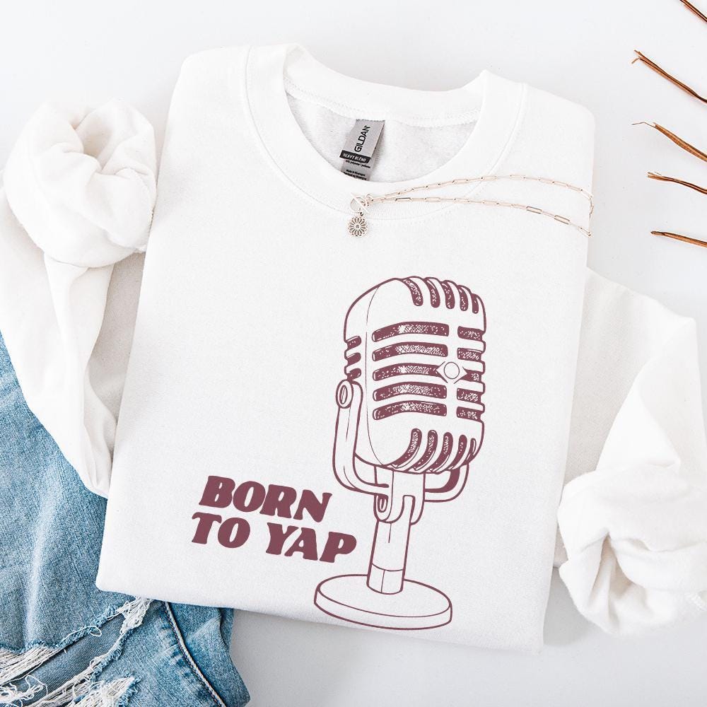 Born to Yap PNG, Trendy png - 300 DPI Design for T-Shirt