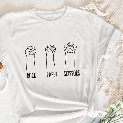Cat Paw PNG, Rock Paper Scissors - 300 DPI Design for T-Shirt