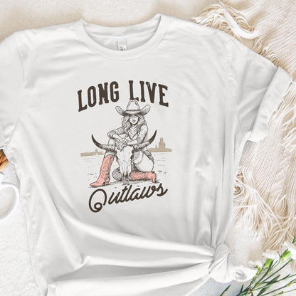 Long Live Cowgirls Western PNG, Trendy Western Digital Download - 300 DPI