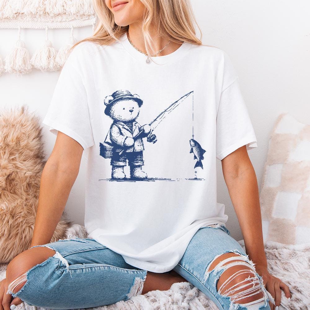 Fisherman Aesthetic PNG, Summer PNG - 300 DPI Design for T-Shirt