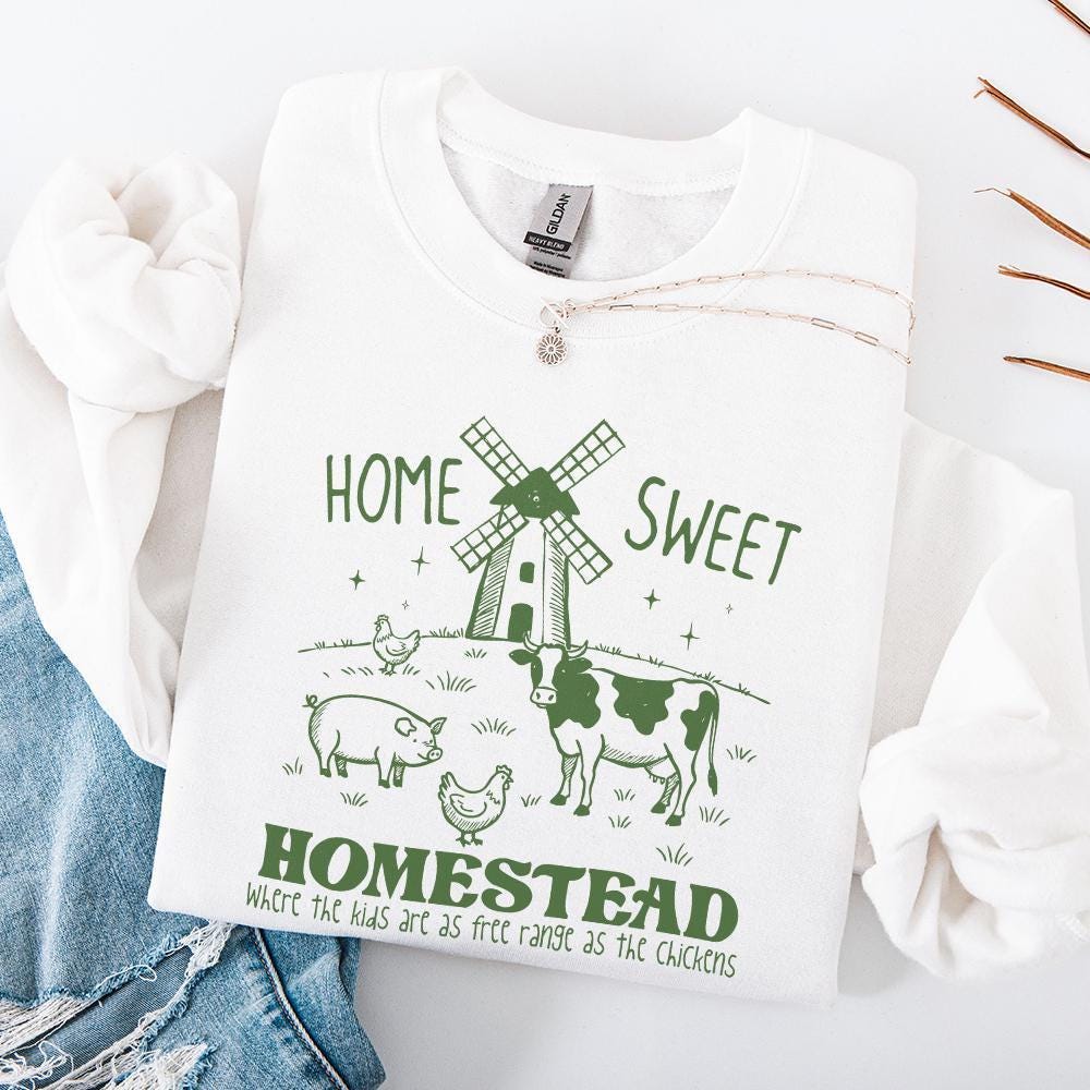 Home Sweet Homestead PNG, Farm Mama png - 300 DPI Design for T-Shirt
