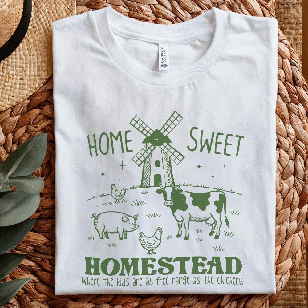 Home Sweet Homestead PNG, Farm Mama png - 300 DPI Design for T-Shirt