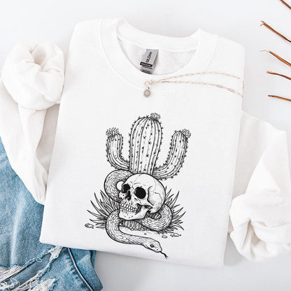 Cactus Skull PNG, Cactus png - 300 DPI Design for T-Shirt