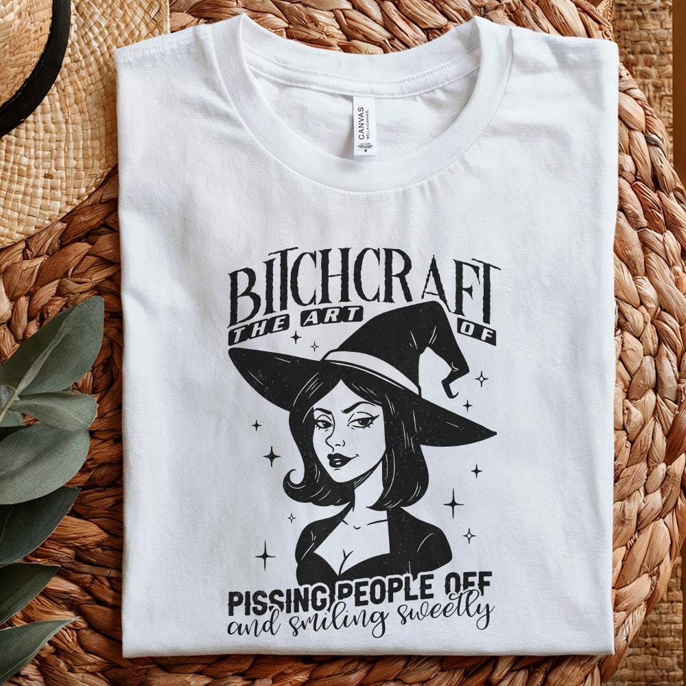 Bitch Craft PNG, Funny Halloween PNG - 300 DPI Design for T-Shirt