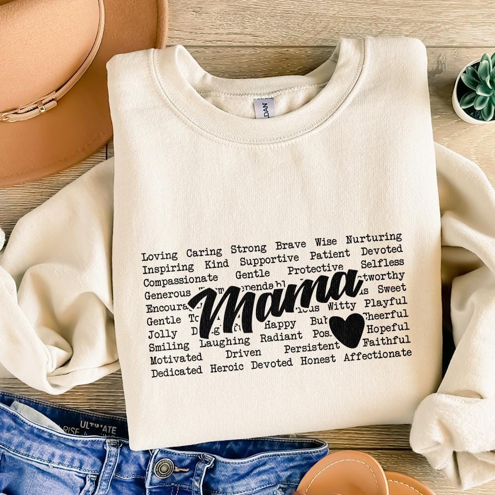 Mama Words Png, Sublimation Design - 300 DPI Design for T-Shirt