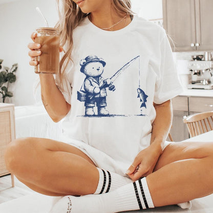 Fisherman Aesthetic PNG, Summer PNG - 300 DPI Design for T-Shirt