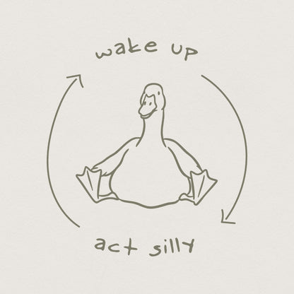 Wake up Act Silly PNG, Funny saying meme - 300 DPI Design for T-Shirt