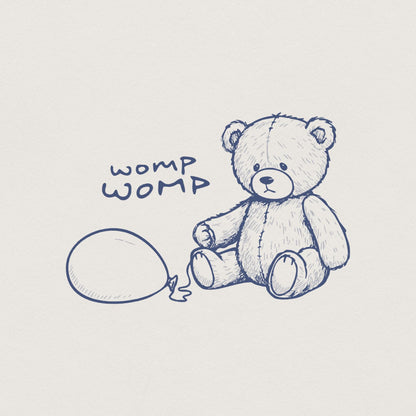 Womp Womp png, Bear png - 300 DPI Design for T-Shirt