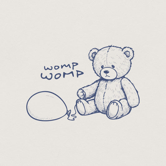 Womp Womp png, Bear png - 300 DPI Design for T-Shirt