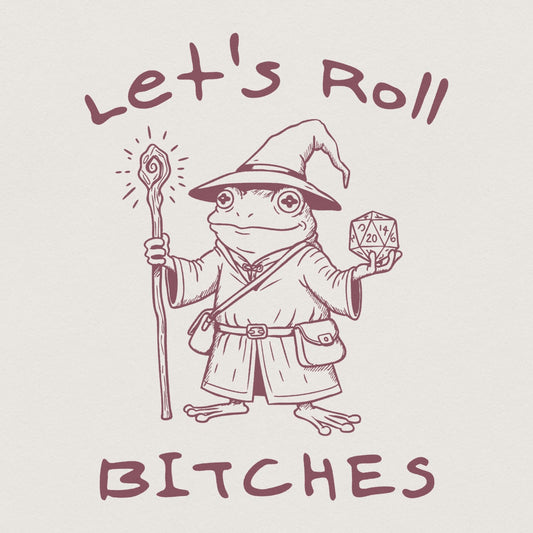 Funny Frog & Toad Wizard png, D20 Dice PNG - 300 DPI Design for T-Shirt