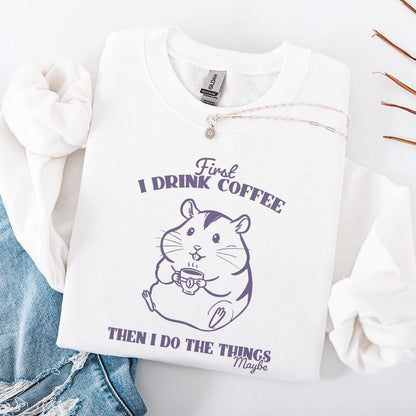 Funny Coffee PNG, Sarcastic Coffee Lover Sublimation Design - 300 DPI