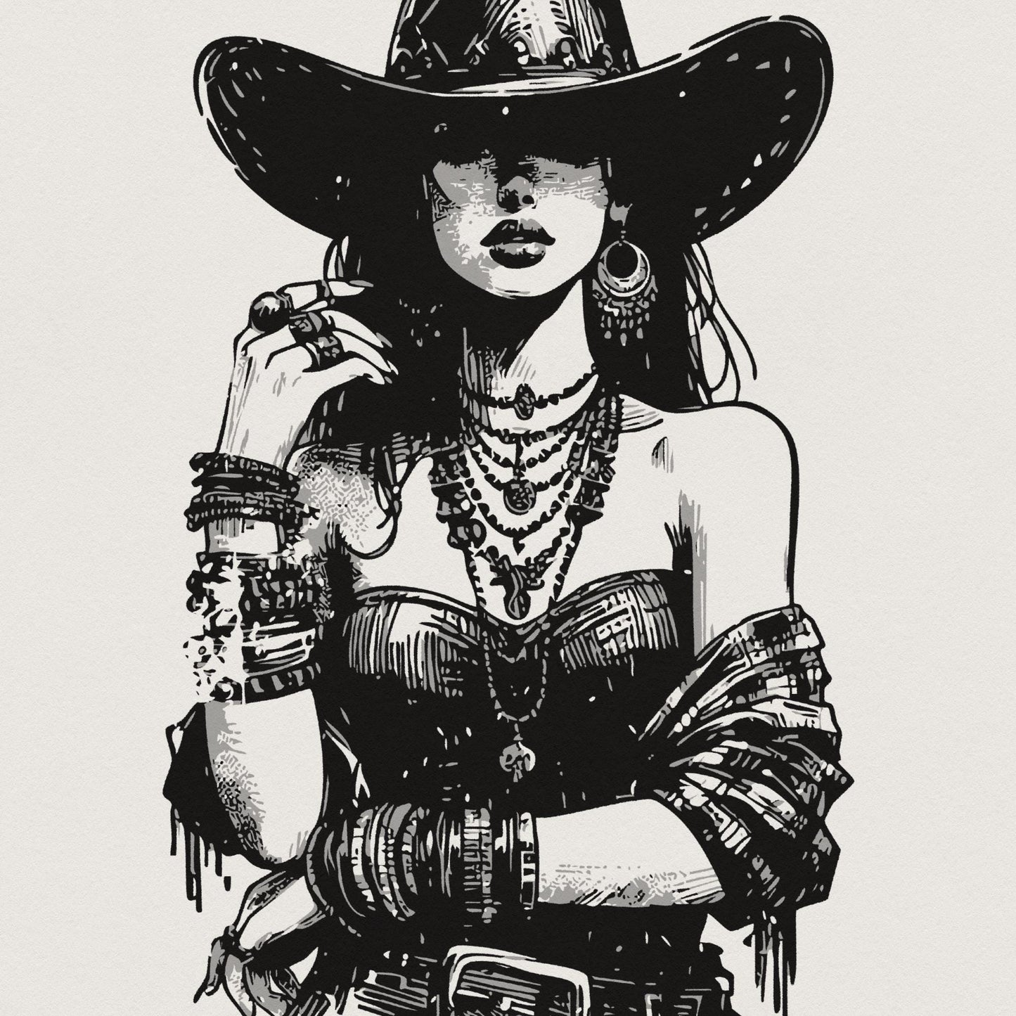 Retro Sublimation Download Sublimation png Digital Download Cowgirl PNG