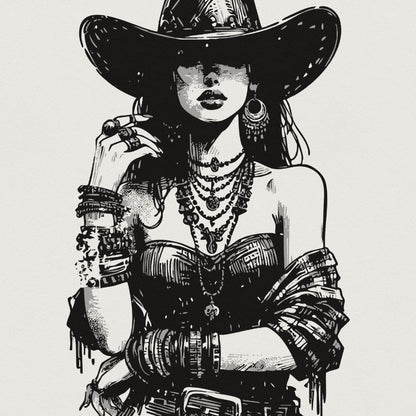 Retro Sublimation Download Sublimation png Digital Download Cowgirl PNG