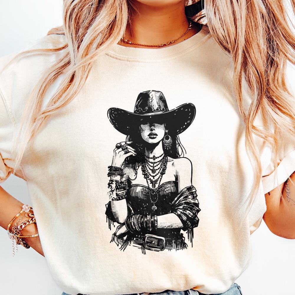 Retro Sublimation Download Sublimation png Digital Download Cowgirl PNG