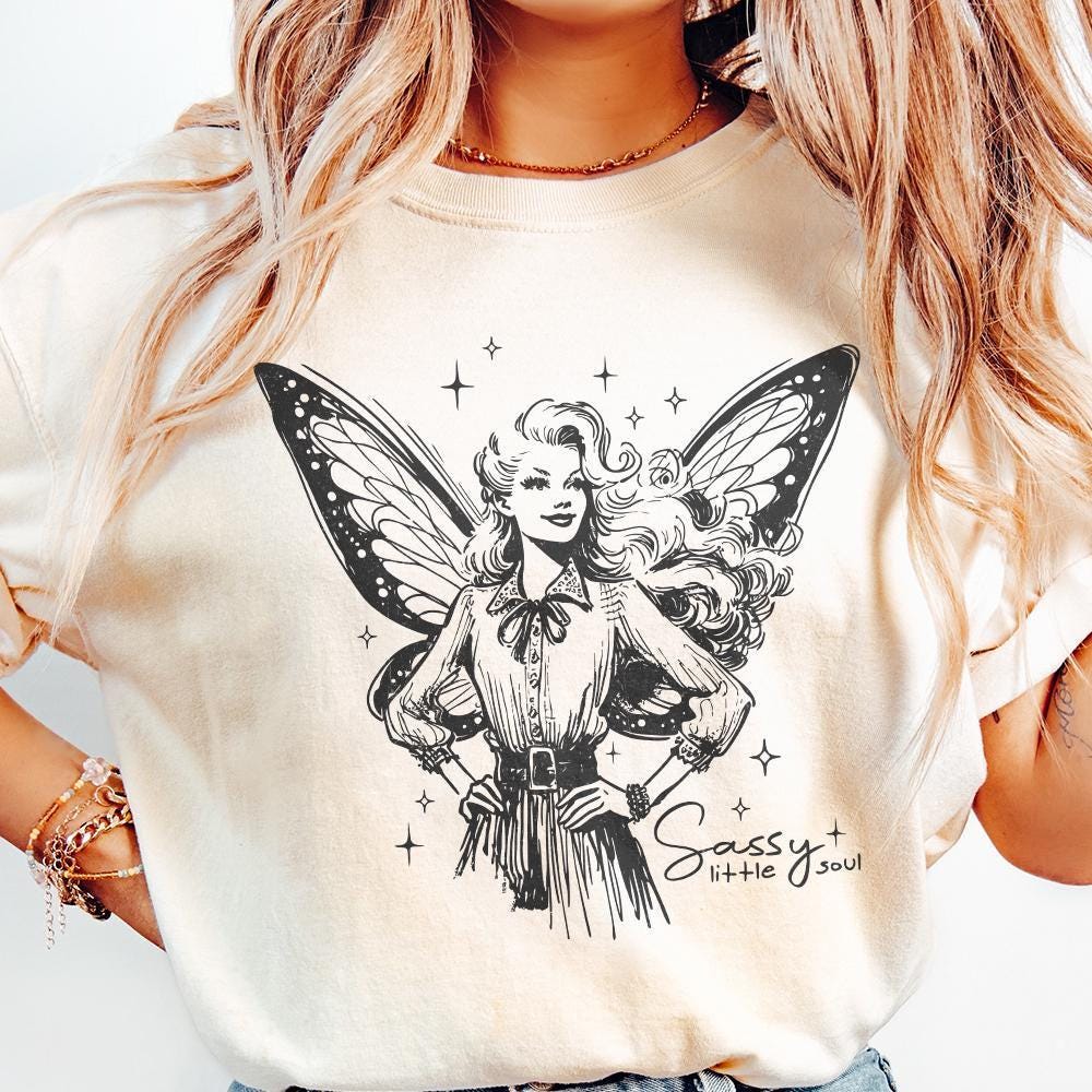 Sassy Little Soul Fairy PNG, Trendy Sublimation Design - 300 DPI Design