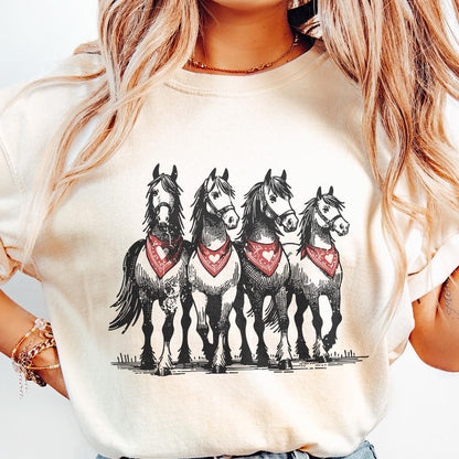 Valentine Horse PNG, Love Png - 300 DPI Design for T-Shirt