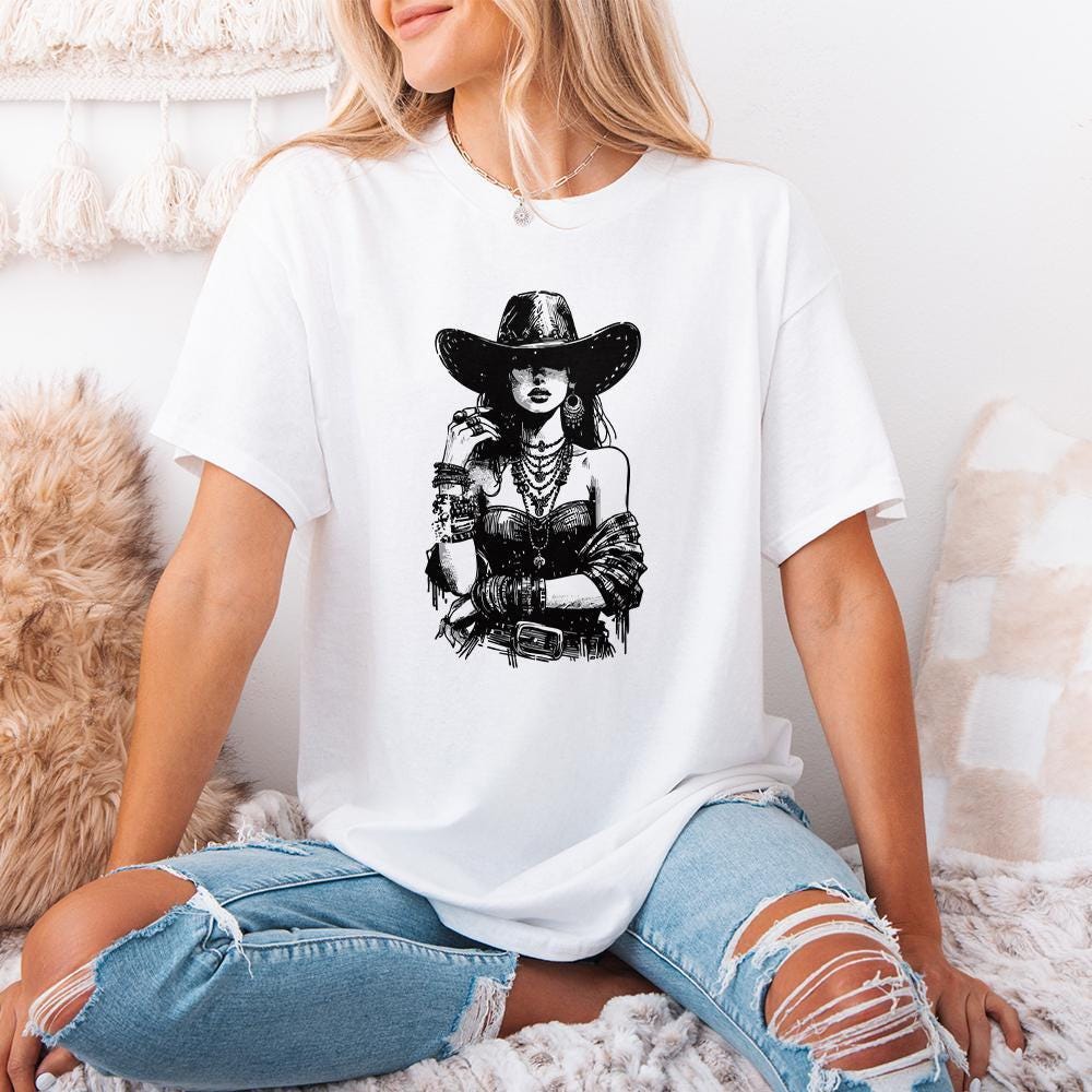 Retro Sublimation Download Sublimation png Digital Download Cowgirl PNG