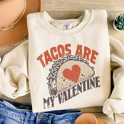 Tacos Are My Valentine Png, Digital Download - 300 DPI Design for T-Shirt